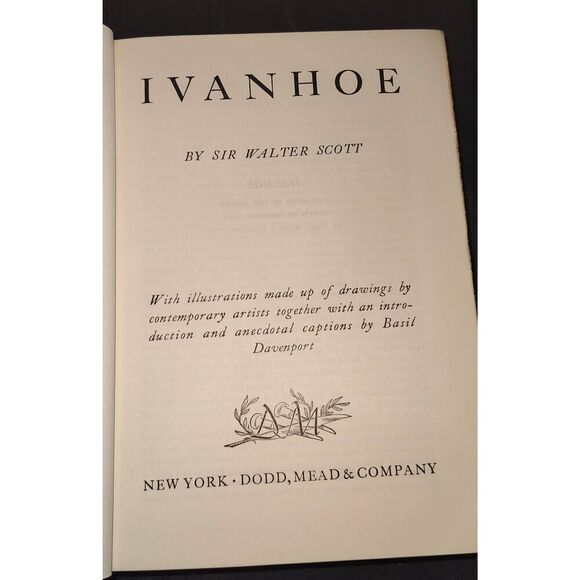 Ivanhoe by Sir Walter Scott- HC Great Illustrated Classics Published in 1941 - Picture 11 of 12